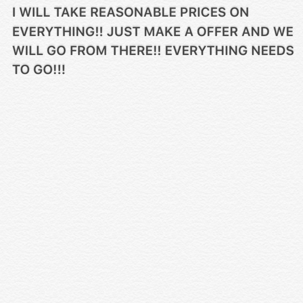 EVERYTHING NEEDS TO GO